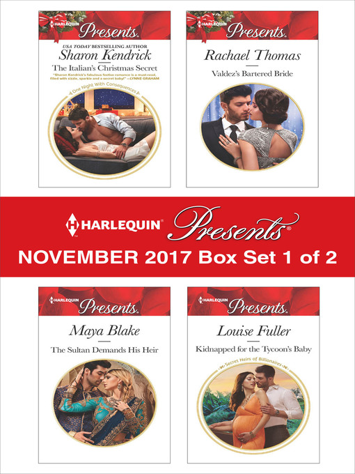 Title details for Harlequin Presents November 2017--Box Set 1 of 2 by Sharon Kendrick - Available